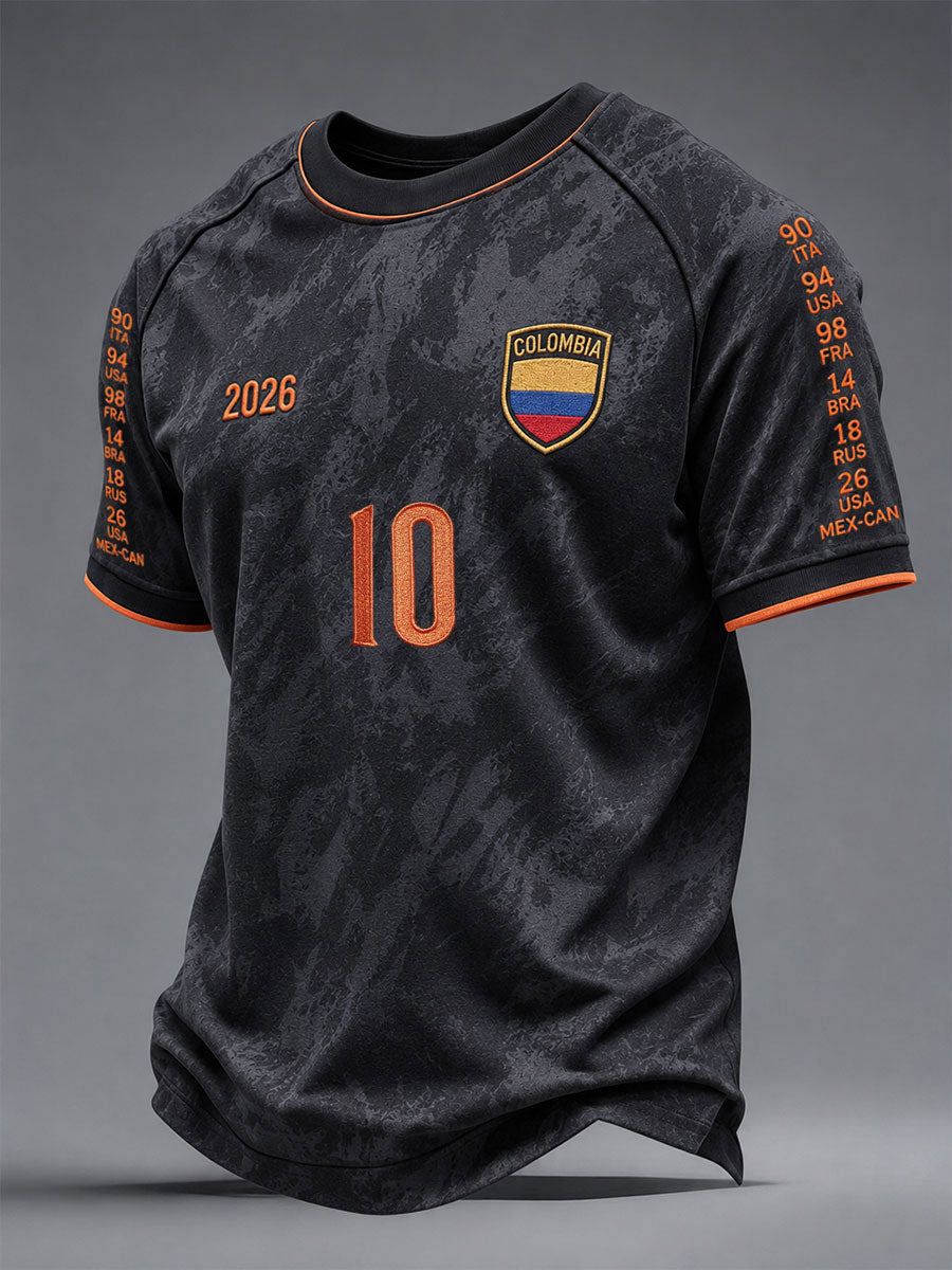 Men's Columbia Soccer No. 10 T-shirts
