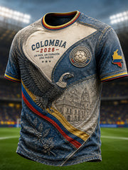 Classic T-shirt for Retro Colombia Soccer Fans