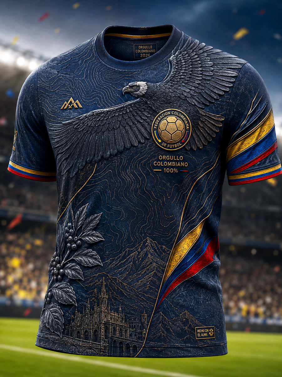 Classic T-shirt for Retro Colombia Soccer Fans