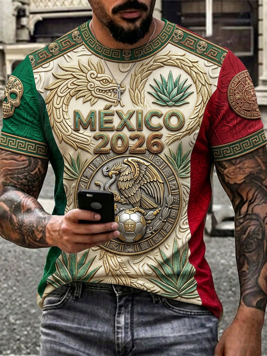 Printed Vintage Fashion Loose Short Sleeve T-Shirt