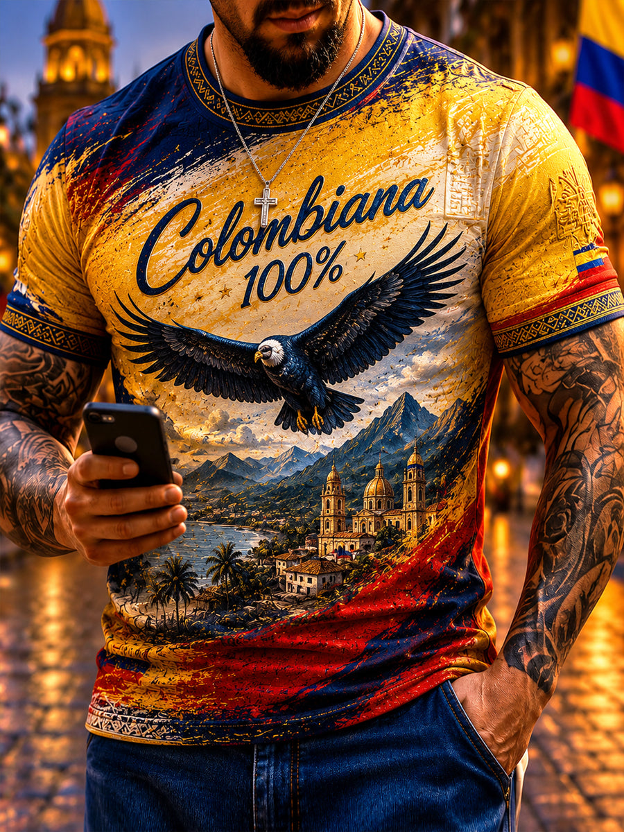 Men's Columbia Independence Day Andean Condor Casual T-Shirt