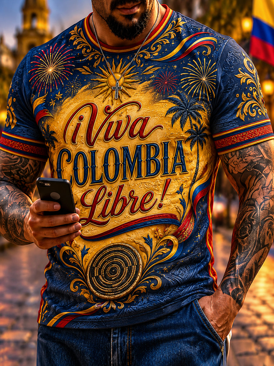 Men's Columbia Independence Day Classic Casual T-Shirt