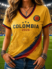 Women's Columbia Soccer Fan Casual T-Shirt