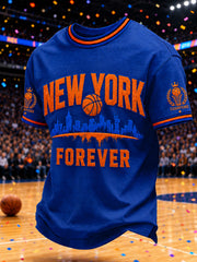 Men's Classic Basketball Fan Graphic Short Sleeve T-shirt