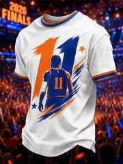 Men's Gift For Basketball Fans Print Casual Tee