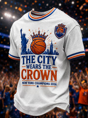 Men's Gift For Basketball Fans Print Casual Tee