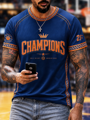 Men's New Yourk Champions Printed short sleeves t-shirt