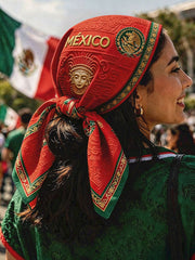 Unisex Mexico Football Lover Art Printed Bandana