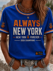 Women's Classic Basketball Fan Graphic Short Sleeve T-shirt