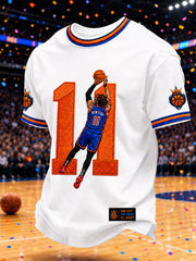 Men's Classic Basketball Fan Graphic Short Sleeve T-shirt