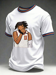 Men's MVP Basketball Player Inspired Casual T-shirt