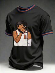 Men's MVP Basketball Player Inspired Casual T-shirt