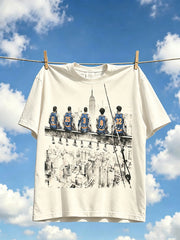 Men's Classic Basketball Fan Graphic T-shirt