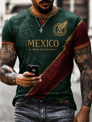 Men's Mexico Printed short sleeves t-shirt