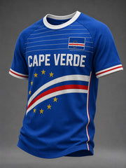 Men's Gift For Football Fans Print Casual Short Sleeve O-Neck T-shirt