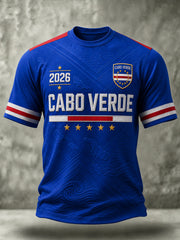 Men's Gift For Football Fans Print Casual Short Sleeve O-Neck T-shirt