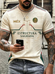 Men's Mexico Pride Art Printed T-shirt