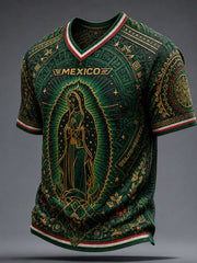 Men's Mexico Pride Art Printed T-shirt