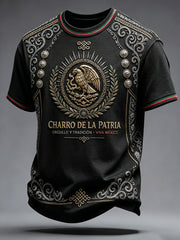 Men's Mexico Pride Art Printed T-shirt