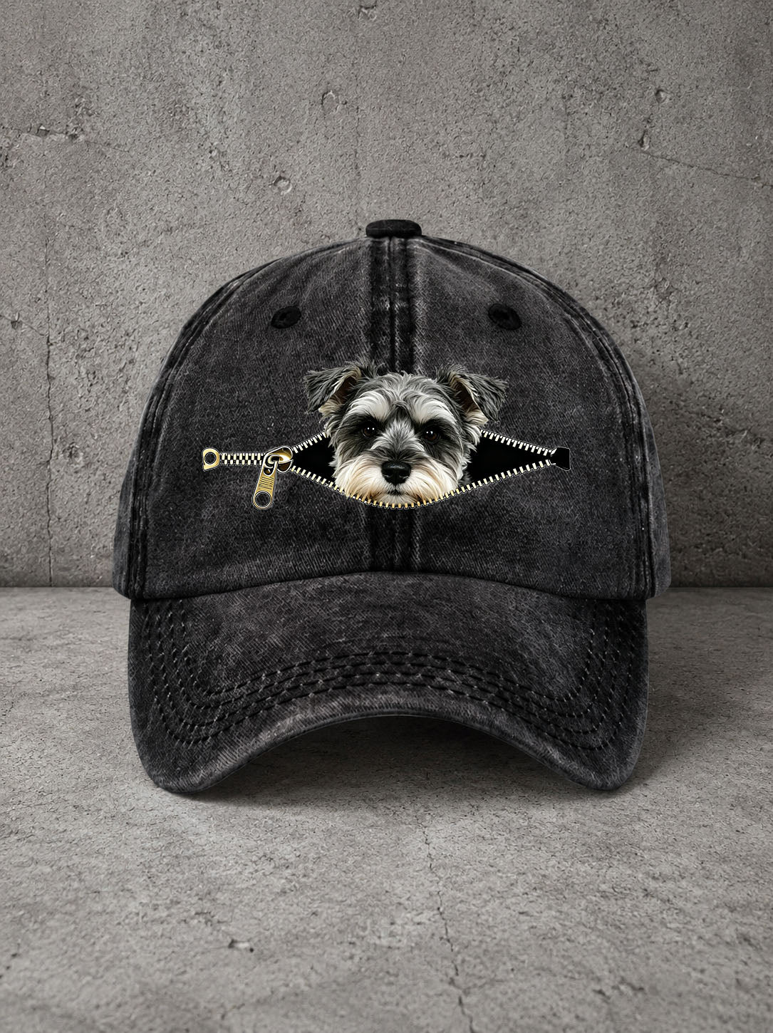 Unisex Lovely Schnauzer Hat