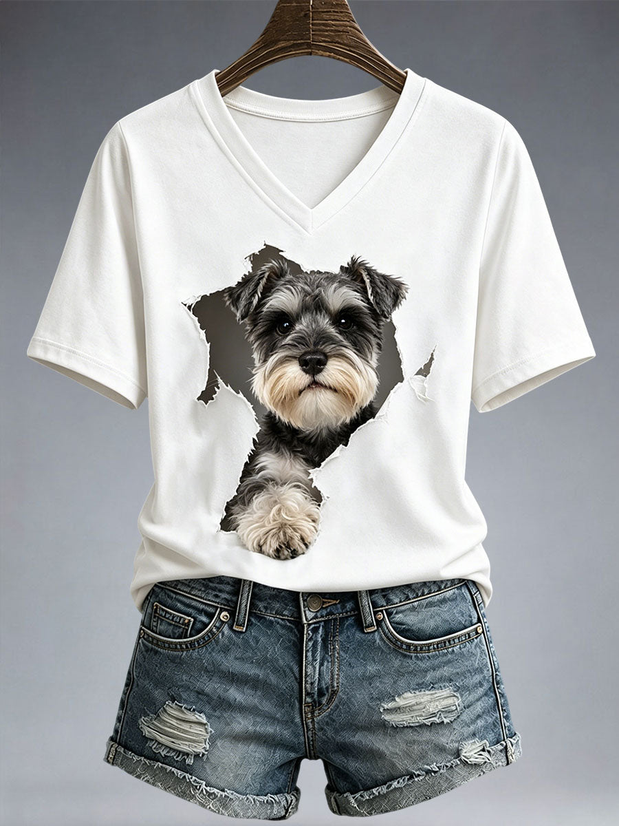 Women's Lovely Schnauzer T-Shirt