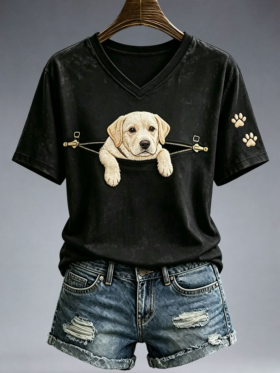 Women's Lovely Golden Retriever T-Shirt