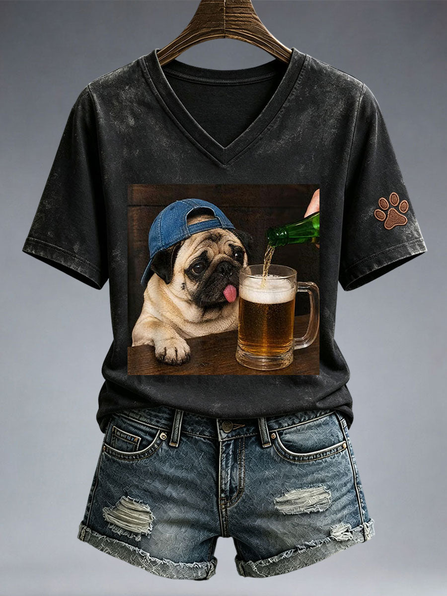 Women's Lovely Pug T-Shirt