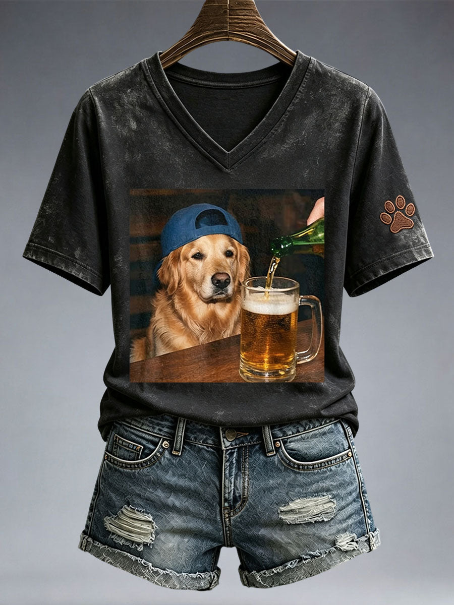Women's Lovely Golden Retriever T-Shirt