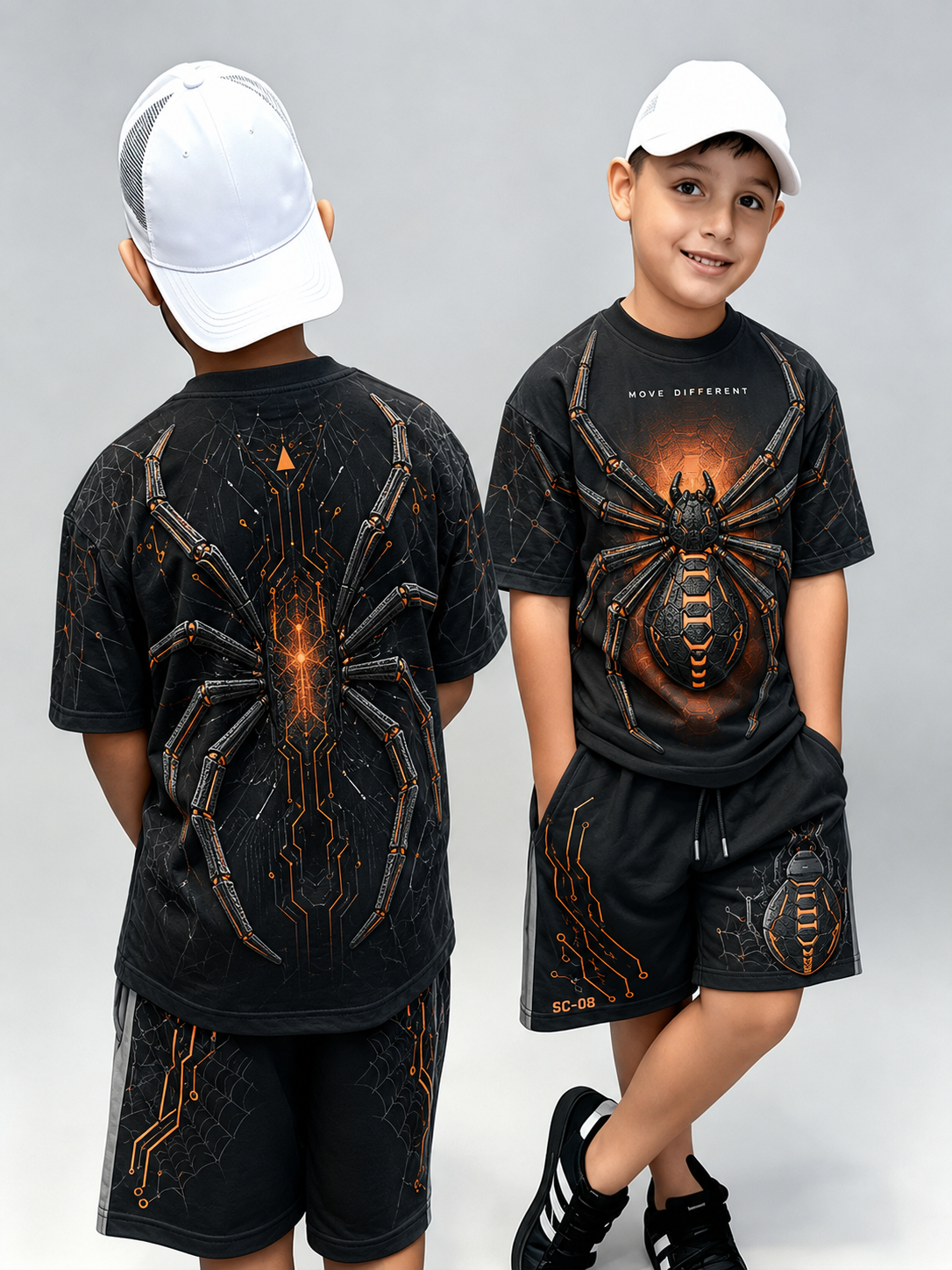 Children's Animals Short-Sleeve Shirt Set