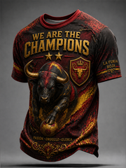Men's Spain We Are the Champions short sleeves t-shirt