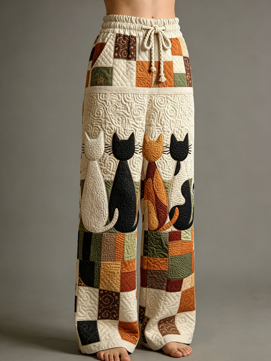 Women's Animal Art Print Trousers