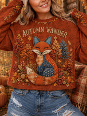 Women's Autumn Style Round-Neck Long-Sleeve T-Shirt