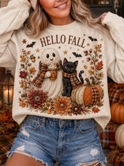 Women's Autumn Style Round-Neck Long-Sleeve T-Shirt