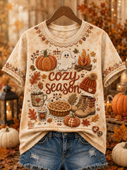 Women's Autumn Style Short-Sleeved T-Shirt