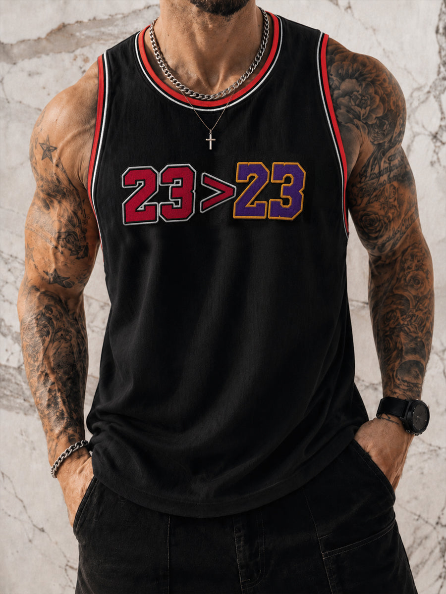 Men's America Basketball Lovers Prin Casual Tank Top