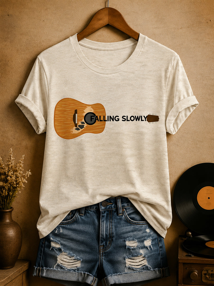 Women's Irish Folk Street Musician T-Shirt