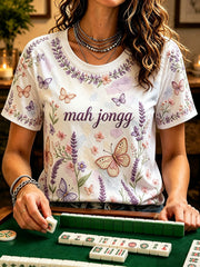 Women's Mahjong Floral T-Shirts