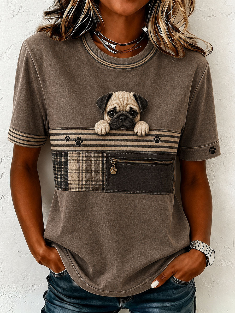 Women's Lovely Pug T-Shirt