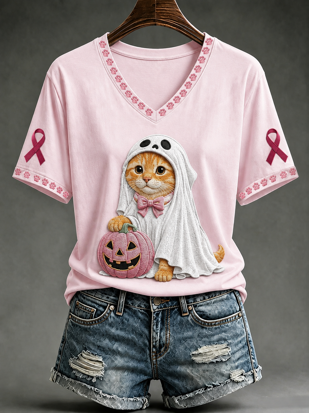 Women's Breast Cancer Short-sleeved T-shirt