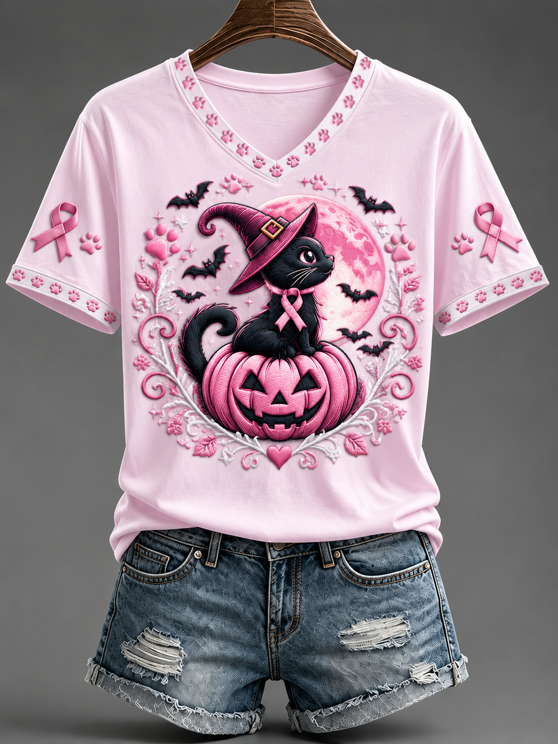 Women's Breast Cancer Short-sleeved T-shirt