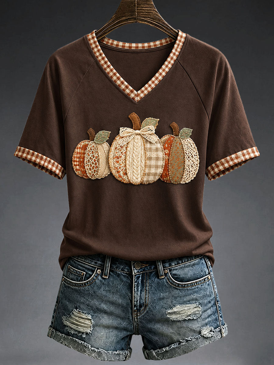 Women's Fall Pumpkin T-Shirt