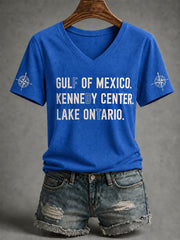 Women's Lake Ontario Always And Forever V-Neck Tee