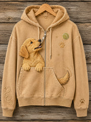 Women's Fun Animals Zip-Up Hoodie