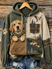 Women's Fun Animals Zip-Up Hoodie