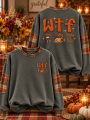 Women's Wine Turkey Family Regular Sweatshirt