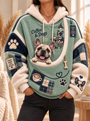 Women‘s Fun Animals Hoodie with Pocket for Dogs Cats Dogs Hoodie