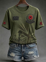 Women's Lest We Forget Short-sleeved T-shirt