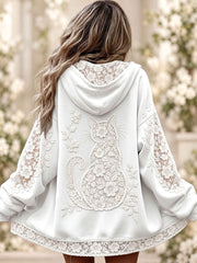 Women's Floral Cat Jackets