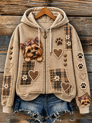 Women's Fun Animals Zip-Up Hoodie