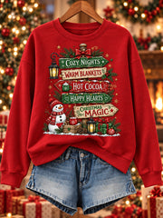Women's Christmas Print Sweatshirt